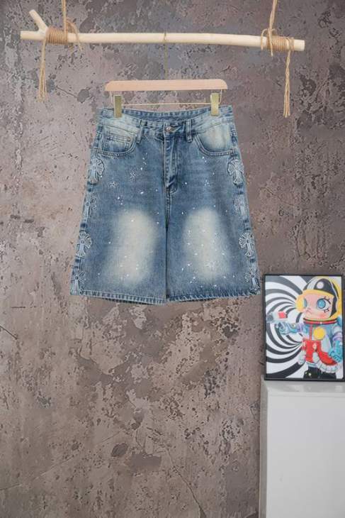 Picture of Chrome Hearts Jeans Short _SKUChromeHeartsM-2XLmmtxM24528837
